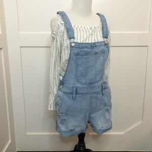 Overall shorts